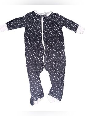 ⭐️ 4 for $16 Bundle | Gerber Star-Print Footed Pajamas - Black | 0-3 months